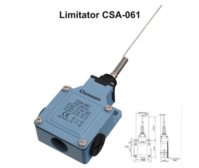 Limitator de Cursa cu Sarma Flexibila CSA-061