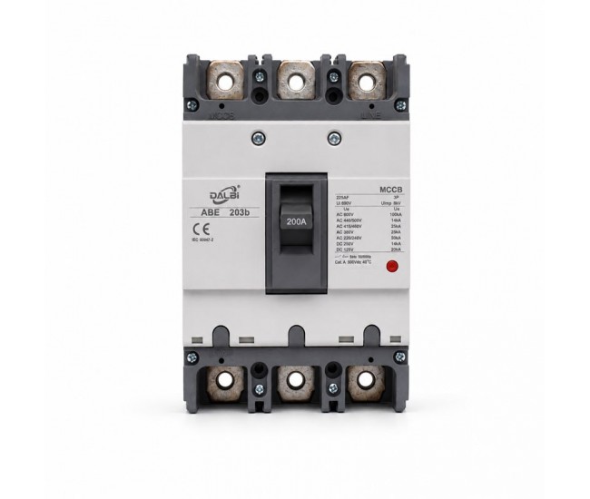 Intrerupator de Putere MCCB 3P 200A NF AC/DC DALBI