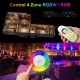Telecomanda Controller 4 Zone Led RGBW / RGB - 2,4Ghz