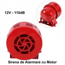 Sonerie Alarma cu Motor 12V / MS-190 Sonerie Alarma cu Motor 12V / MS-190