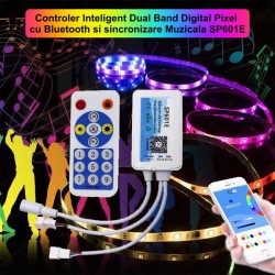 Controler Led Pixel 2CH cu Bluetooth SP601E Controler Led Pixel 2CH cu Bluetooth SP601E