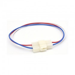 Conector Auto Mama-Tata 3 Pini cu Fire 30 cm, Papuci 6,3 mm