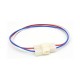 Conector Auto Mama-Tata 3 Pini cu Fire 30 cm, Papuci 6,3 mm