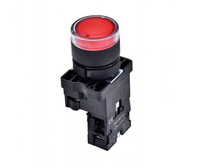 Buton Push EB2 Rosu 22mm