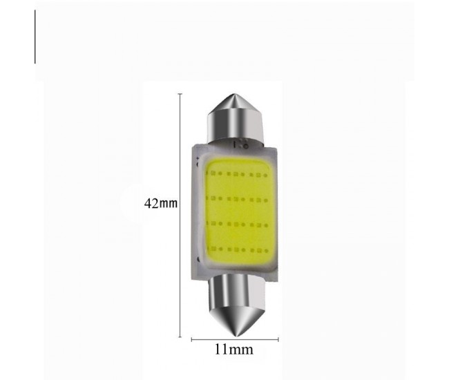 Led Auto 41mm Cob, Lumina Alba, 2buc/set