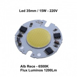Led Cob 35mm, Putere 15W-220V Led Cob 35mm, Putere 15W-220V