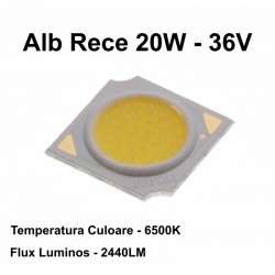 Led Cob 13,5mm, Putere 20W Led Cob 13,5mm, Putere 20W