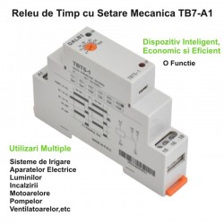 Releu de Timp, pe Sina Din / TBT5-1 Releu de Timp, pe Sina Din / TBT5-1