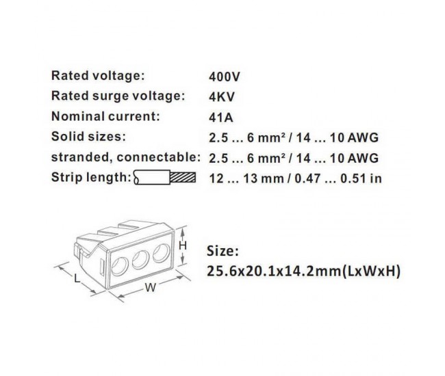 Conector Doza Rapid 3G - EU6 / PCT-103D