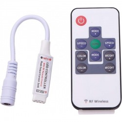 Mini Controler RF Wireless 10 Taste, Banda RGB 4 Fire Mini Controler RF Wireless 10 Taste, Banda RGB 4 Fire