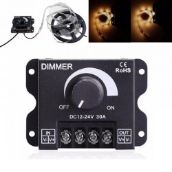 Dimmer Manual Led Monocolor 12V-24V/30A Dimmer Manual Led Monocolor 12V-24V/30A
