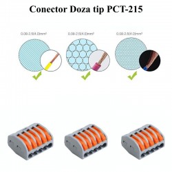 Conector Doza 5 Fire 4KV / 32A, PCT-215 Conector Doza 5 Fire 4KV / 32A, PCT-215