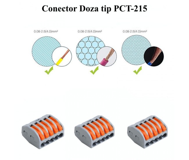 Conector Doza 5 Fire 4KV / 32A, PCT-215