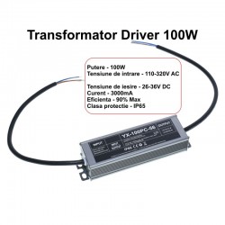 Transformator Driver 100W pentru Led 26-36V Transformator Driver 100W pentru Led 26-36V