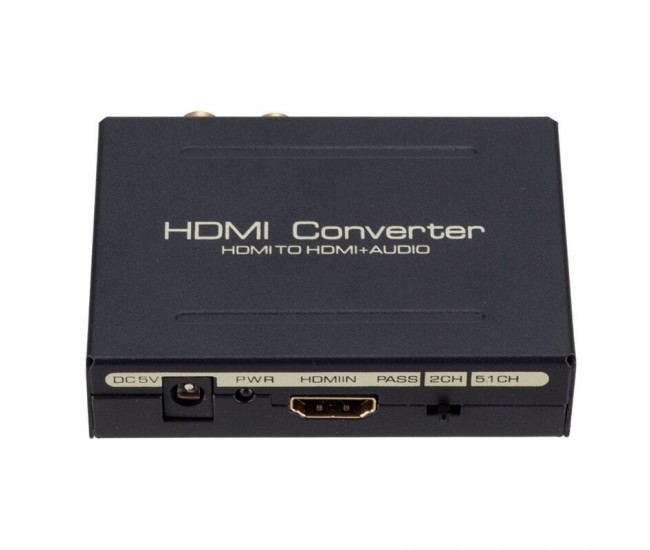 Convertor Hdmi la Hdmi + Audio 4K+2K