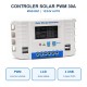 Controler Incarcare Solara PWM 30A, 12/24V Auto, LCD si 4 USB, MG2430Z DALBI
