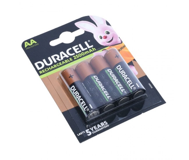 Acumulatori Duracell R6 AA NI-MH 2500mAH-4, 4buc/set