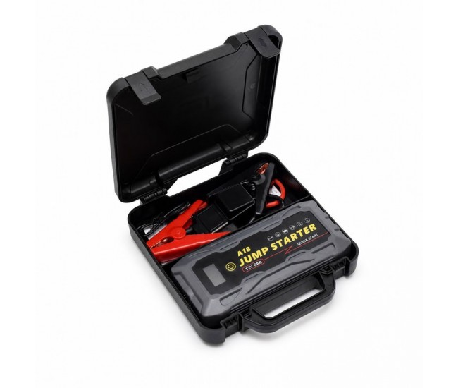 Robot Pornire Auto 12V 37000mWh 2500mAh Power Bank si Lanterna A18 DALBI
