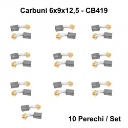 Perii Colectoare Carbuni 6x9x12,5 - CB419 / 10Set/Punga