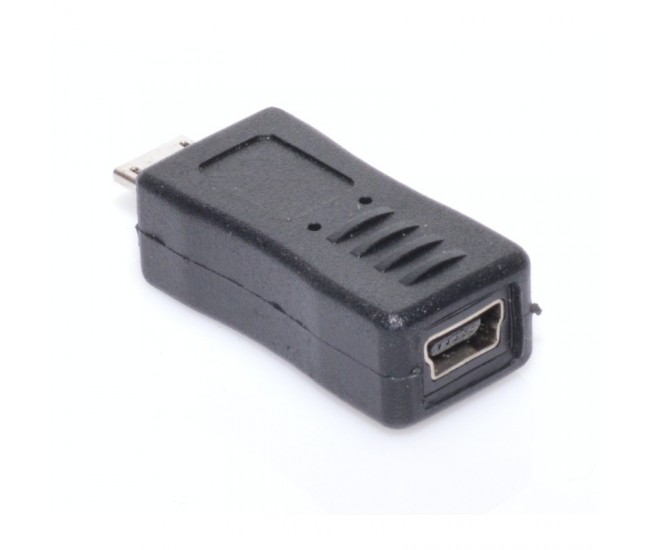 Adaptor Micro USB tata la Mini USB mama