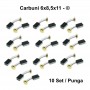 Perii Colectoare Carbuni 6x8,5x11 - © / 10Set/Punga