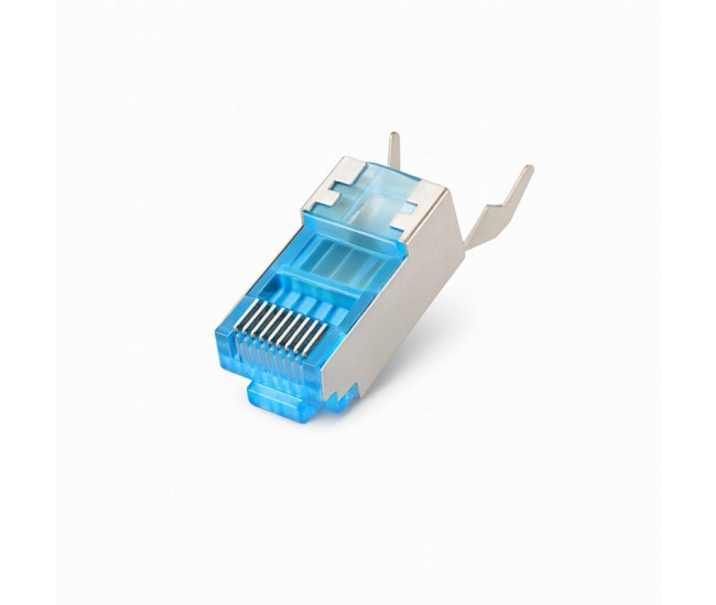 Mufa RJ45 S/FTP CAT 7 Albastru cu Ecranare Metalica - 50Buc/Set