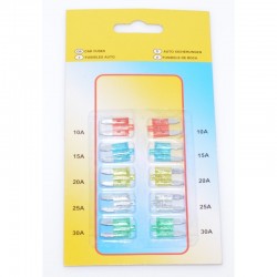 Set 10 Mini Sigurante Auto cu Led Set 10 Mini Sigurante Auto cu Led