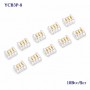 Conector pentru Imbinare Banda LED SMD 8mm 3 Pini Strip to Strip Set 10 Buc DALBI YCB3P-8
