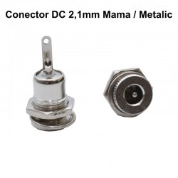 Mufa de Alimentare DC 2,1mm Mama de Metal / Aplicata Mufa de Alimentare DC 2,1mm Mama de Metal / Aplicata