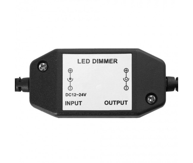 Dimmer Variator Negru cu Mufa DC 2,1mm