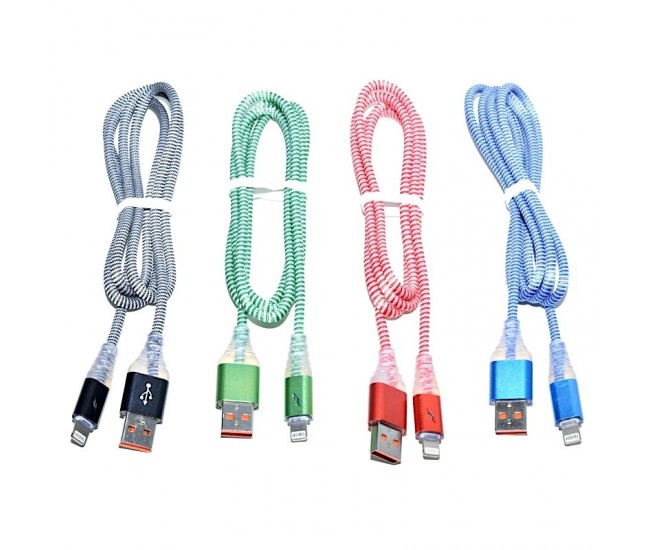 Cablu Panzat USB tata la Mufa Iphone (Lighting) cu Led D8-32I