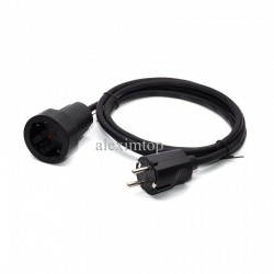 Cablu cu Stecher si Cupla Cauciucate 25M Cablu cu Stecher si Cupla Cauciucate 25M