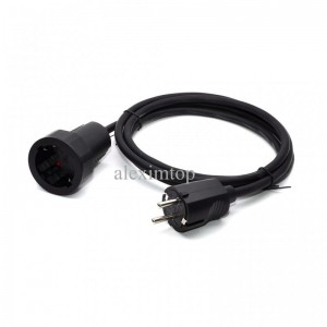 Cablu cu Stecher si Cupla Cauciucate 25M