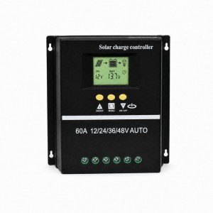 Controler Incarcare Solara PWM 60A, 12/24/36/48V Auto, LCD si 2 USB, DALBI