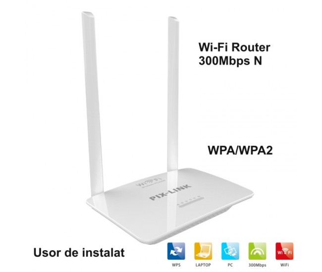 Router Wireless N 300Mbs Pix-Link LV-WR07