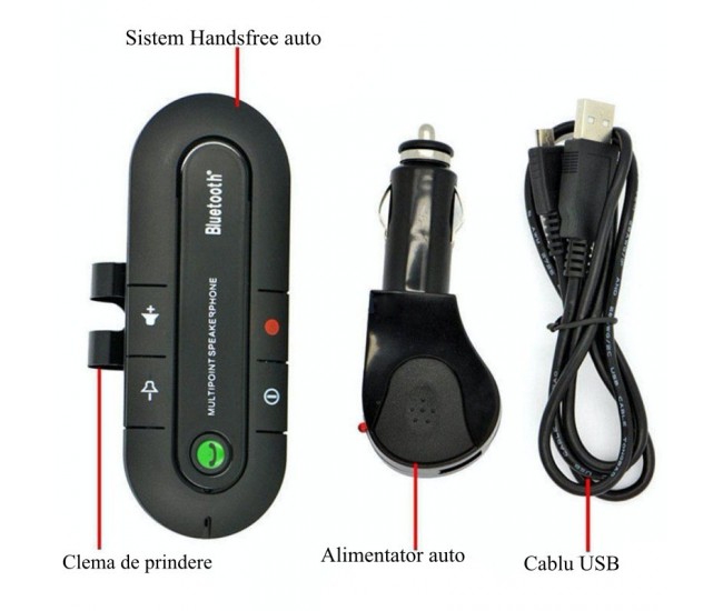 Sistem Auto Handsfree Bluetooth V 5.0 Multipoint BT-YHQ01