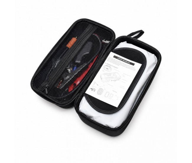 Robot Pornire Auto 12V 4000A Peak Compresor Digital 150PSI Power Bank Lanterna DALBI