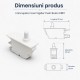 Intrerupator Usa Frigider Push Buton KBM 2A 250V AC fara Retinere DALBI