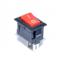 Intrerupator Mini IRS 220V Rosu, 15x10mm Intrerupator Mini IRS 220V Rosu, 15x10mm