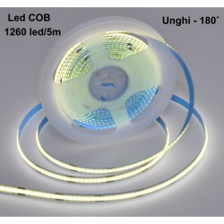 Banda COB Led Flexibil-252led/m-14W/ml-Rola/5m, Alb-Rece Banda COB Led Flexibil-252led/m-14W/ml-Rola/5m, Alb-Rece