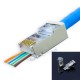 Mufa UTP Plastic CAT6E + CUT 100b/set