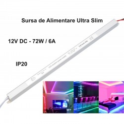 Sursa de Alimentare Ultra Slim 12V-72W / 6A Sursa de Alimentare Ultra Slim 12V-72W / 6A