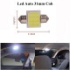 Led Auto 31mm Cob, Lumina Alba , 2buc/set