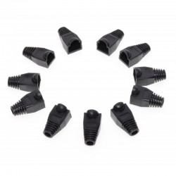 Protectie Mufa UTP RJ45 Negru, 100buc/set Protectie Mufa UTP RJ45 Negru, 100buc/set