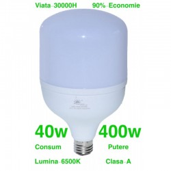 Bec Led de Putere 40W/6500K cu E27 Bec Led de Putere 40W/6500K cu E27