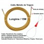 Fir Metalic de Tragere Cablu Electric 4mm x 15M