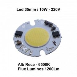 Led Cob 35mm, Putere 10W-220V Led Cob 35mm, Putere 10W-220V