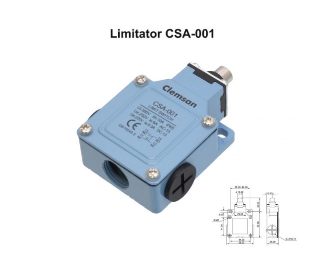 Limitator de Cursa cu Buton CSA-001