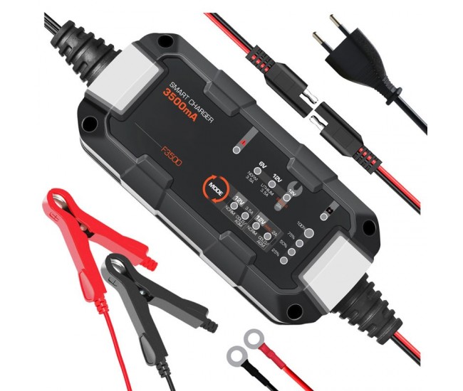 Incarcator Digital Smart F3500 de Acumulatori Li-ion / Plumb-Acid 6V-12V / AGM - BYGD