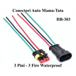 Conectori Auto 3 Fire Waterproof, HB-303 Conectori Auto 3 Fire Waterproof, HB-303